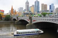 Cruising on the Yarra River, Melbourne, Vic, Aus,