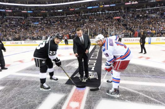 Ceremonial Puck Drop with The Great One