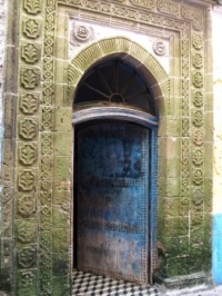 Old door in Essaouira, Morocco