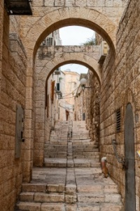 A street in Jerusalem's Old City