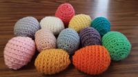 Crocheted Easter eggs