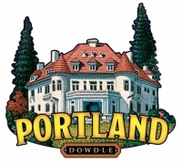 Portland Oregon - Dowdle Travel Sticker