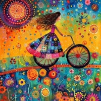 Riding on my Bike