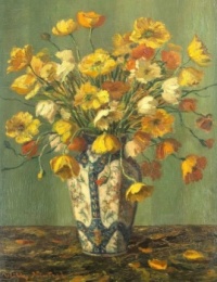 Wilhelm Nintzel (German 1868 - 1951) - Flower Still Life, unable to verify date.