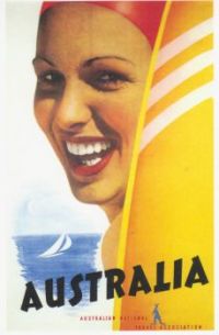 Vintage Travel Poster: Australia (large)