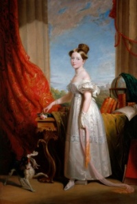 Princess Victoria and Dash by George Hayter
