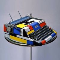macchina per scrivere Mondrian