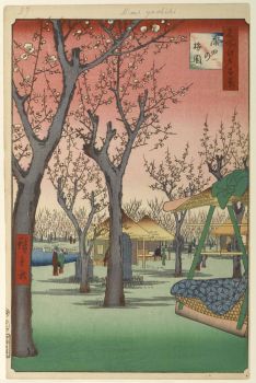100 Views of Edo #27, spring season, Hiroshige