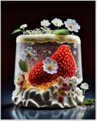 Jelly dessert art