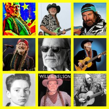 Willie Nelson collage