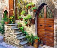 Old Door, Umbria, Italy