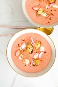 Pink Radish Gazpacho