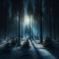 Forest at night