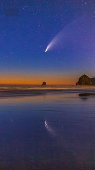 Neowise Comet over the Oregon Coast
