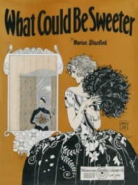 What Could Be Sweeter, 1921, sheet music, cover by Albert Wilfred Barbelle (American, 1887–1957)