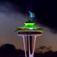 The Space Needle is Proud of the Seahawks!!