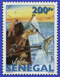 Francobollo del Senegal