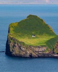 Elliðaey island, Iceland.