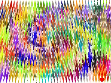 Rainbows Gone Wild - Medium  (If you want the 221 piece puzzle, go to my SueAnne profile)