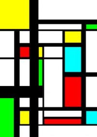 Mondrian style
