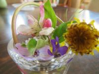 My Grandson's flower arrangement