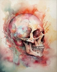 abstract skull