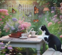 Garden tea party