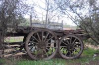 Old farm cart.