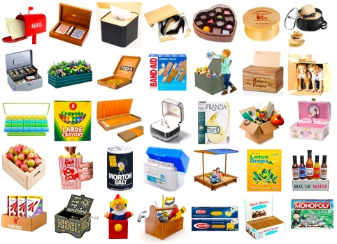 Solve THINGS IN BOXES jigsaw puzzle online with 252 pieces