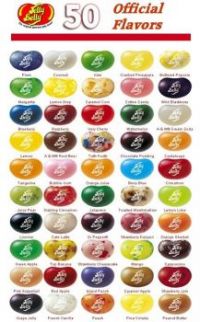 Jelly Belly Flavor Chart Small