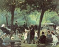 The Drive, Central Park by William Glackens