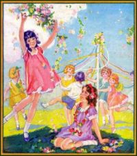 Dancing Around the Maypole (smaller size)