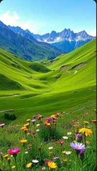 Beautiful valley, spring is here!