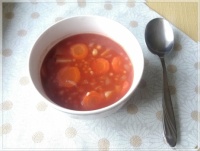 Čičeri -  Hungarian chickpea soup   🍜   Čičeri  -  Maďarská cizrnová polévka