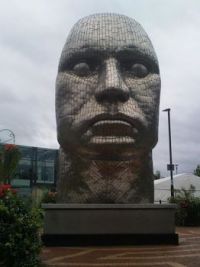 Face Statue in Wigan