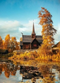 Church by the Water -- Norway...