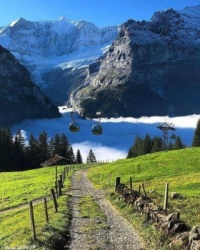 Grindelwald, Alpes Berneses da Suíça,