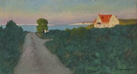 Félix Vallotton—La Maison rose, Varengeville, 1904