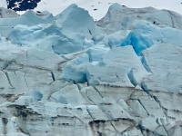 Close up section of Mendenhall Glacier, Alaska