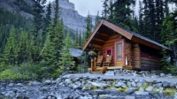 Log Cabin In The Mountains