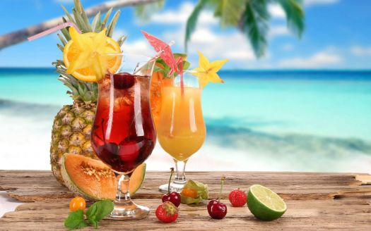 fruity tropical cocktails