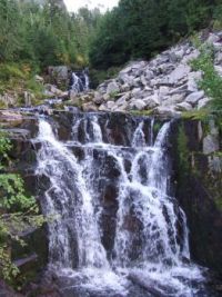 waterfall on Mt Rainier