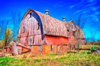 A Tad Worn Away Barn