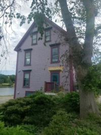 Purple house, Mahone Bay, Nova Scotia