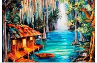 Moon on the Bayou by Diane Millsap
