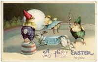 vintage Easter card