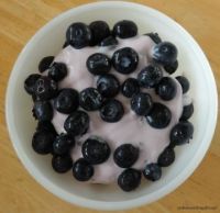 Blueberries and Yogurt