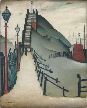 A Footbridge  L.S. Lowry. 1938