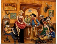 Wild Wild West Saloon by Lee Dubin