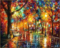 Colorful Night By Leonid Afremov
